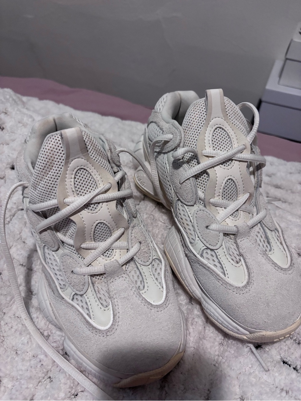 adidas Kids Cream/White Chunky Sneaker